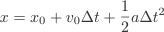 \overline{v}=\frac{\Delta{x}}{\Delta{t}}